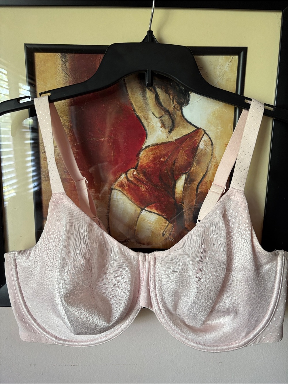 NEW, Wacoal Shimmery Light Pink Underwire Bra